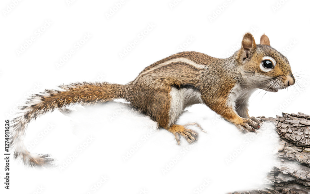 Squirrel Scampering on transparent background PNG. Squirrel Scampering on transparent background PNG.