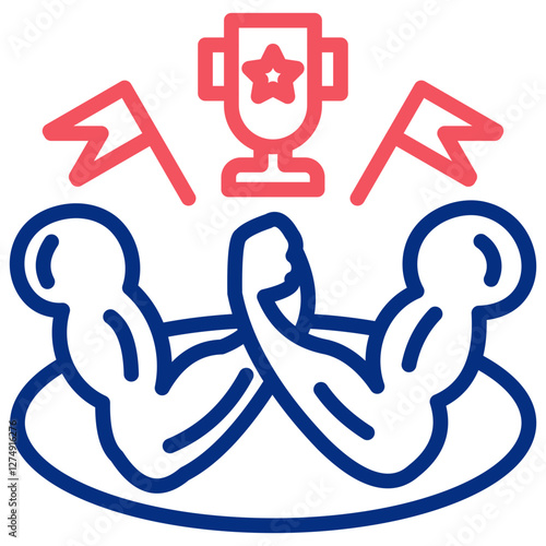 SWOT Analysis ,Icon,Symbol Outline Color