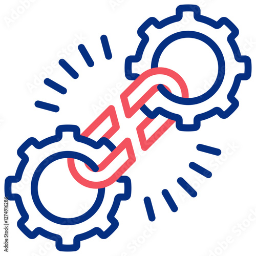 SWOT Analysis ,Icon,Symbol Outline Color