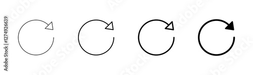 Refresh icon vector isolated on white background. Reload icon vector. Update icon. convert icon