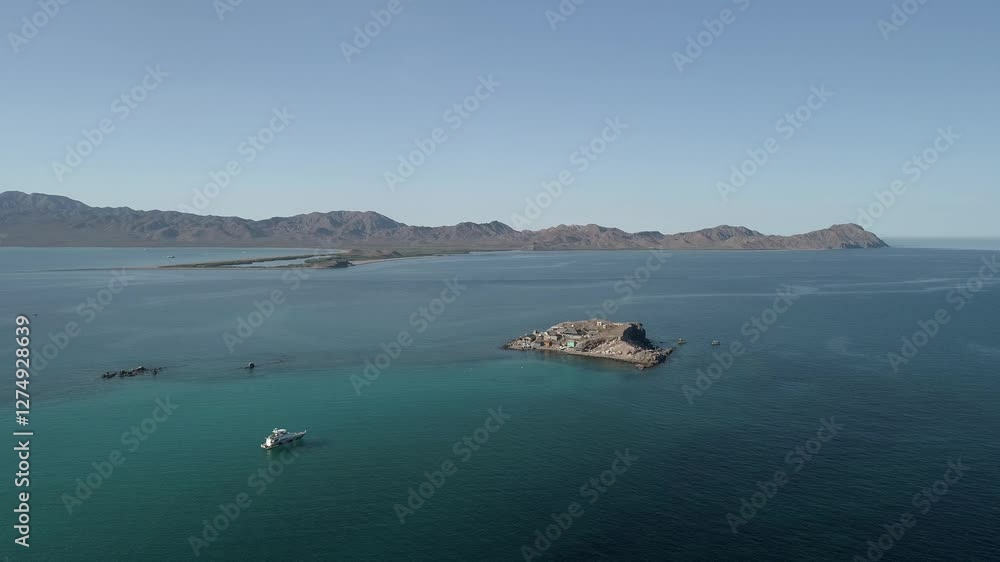 Aerial Views of El Pardito Island, Baja California Sur: A Remote Ocean Sanctuary Aerial Views of El Pardito Island, Baja California Sur: A Remote Ocean Sanctuary