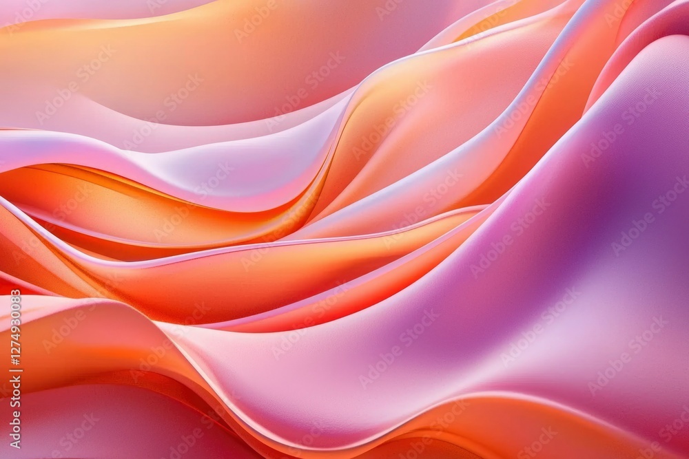 Abstract fluid waves of orange, pink, and purple flow for modern backgrounds Abstract fluid waves of orange, pink, and purple flow for modern backgrounds