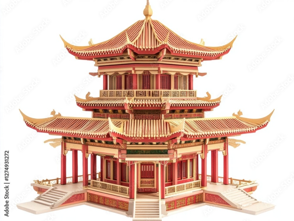 Magnificent Chinese Pagoda: A Symbol of Tradition and Serenity Magnificent Chinese Pagoda: A Symbol of Tradition and Serenity
