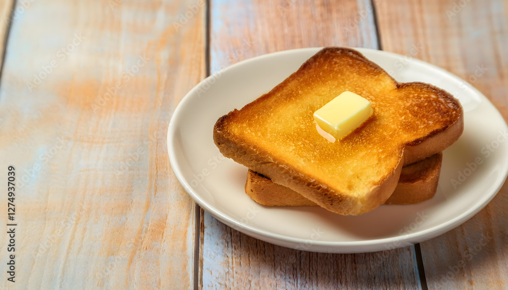 美味しそうなトースト 美味しそうなトースト