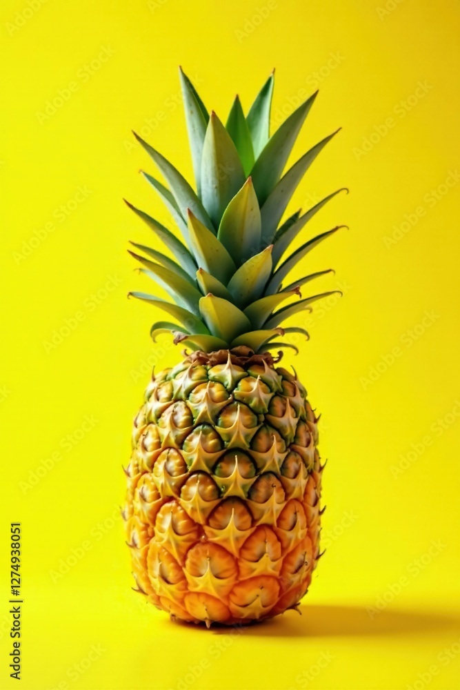 Yellow background with a splash of pineapple juice, isolated, simple, pineapple, minimal Yellow background with a splash of pineapple juice, isolated, simple, pineapple, minimal