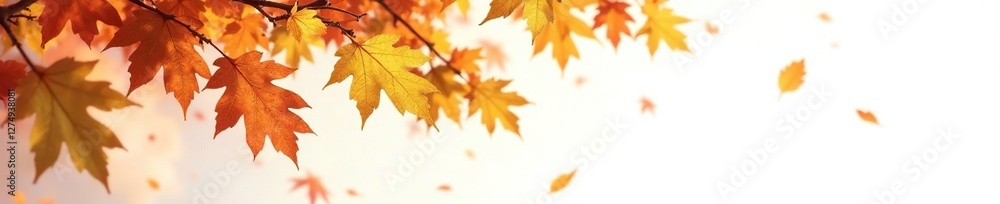 delicate oak leaves fall from branches in a serene autumn scene, tree foliage, oak leaves white background, leaf scatter delicate oak leaves fall from branches in a serene autumn scene, tree foliage, oak leaves white background, leaf scatter