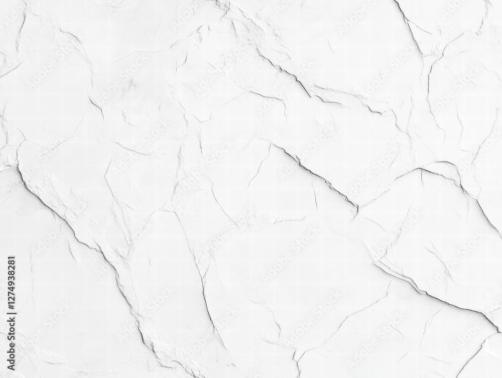 Obraz premium Cracked White Texture: Abstract Background for Design Projects