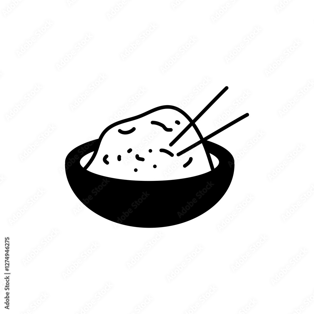 fried rice vector simple trendy style illustration for web and app..eps fried rice vector simple trendy style illustration for web and app..eps