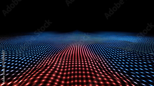 Futuristic Wave of Light: Dynamic Tech Artistry