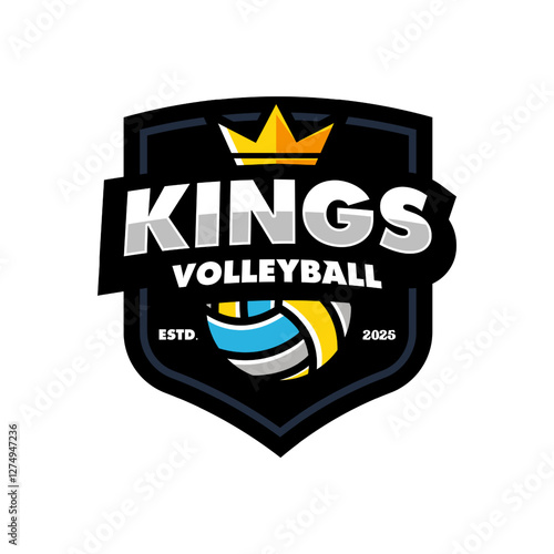 King Volleyball club badge
