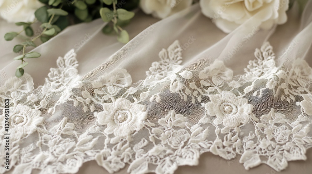 lace pattern with intricate details on soft ivory lace pattern with intricate details on soft ivory