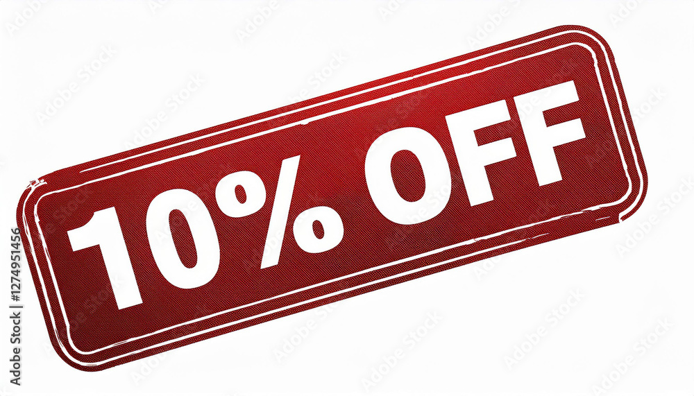 Discount 10% rubber stamp isolated on white background, part 2 Discount 10% rubber stamp isolated on white background, part 2
