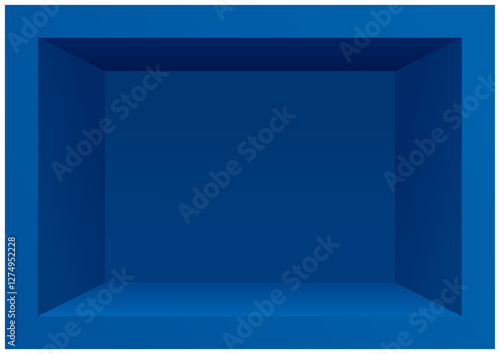 シンプルな箱型の背景フレーム