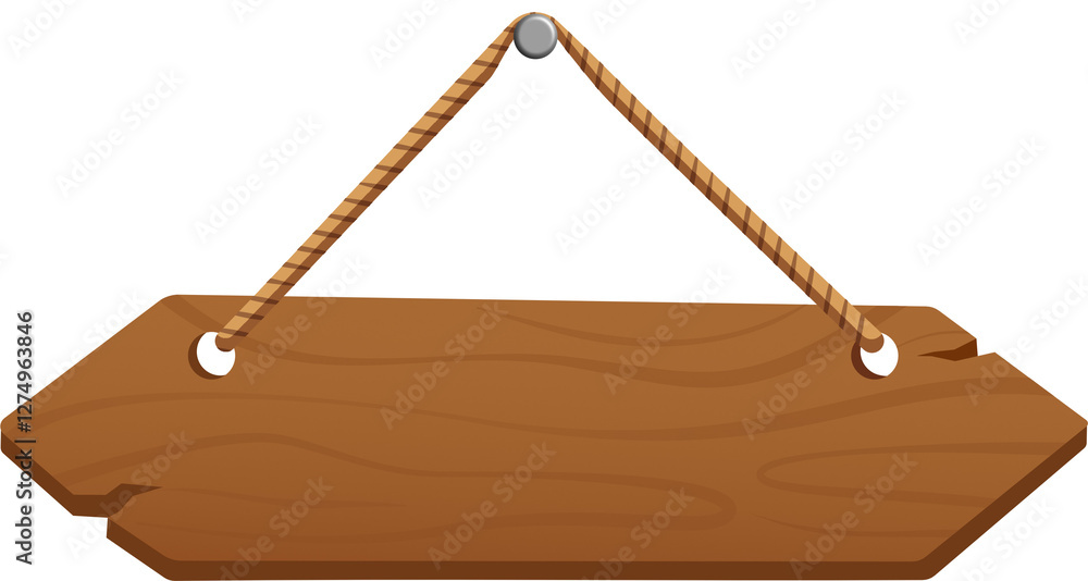Hanging Wooden Sign Illustration
Hanging Wooden Sign Illustration