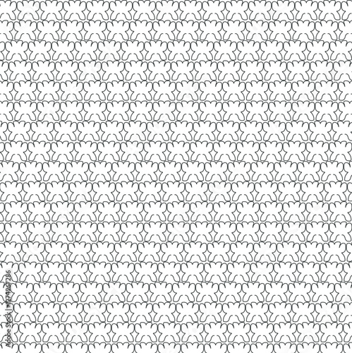 Art & Illustration with repeating contour patterns that resemble paws or plump insects.