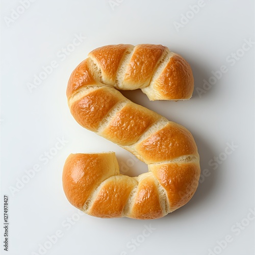 Sweet S: Milk bread shaped as a letter, delicious!