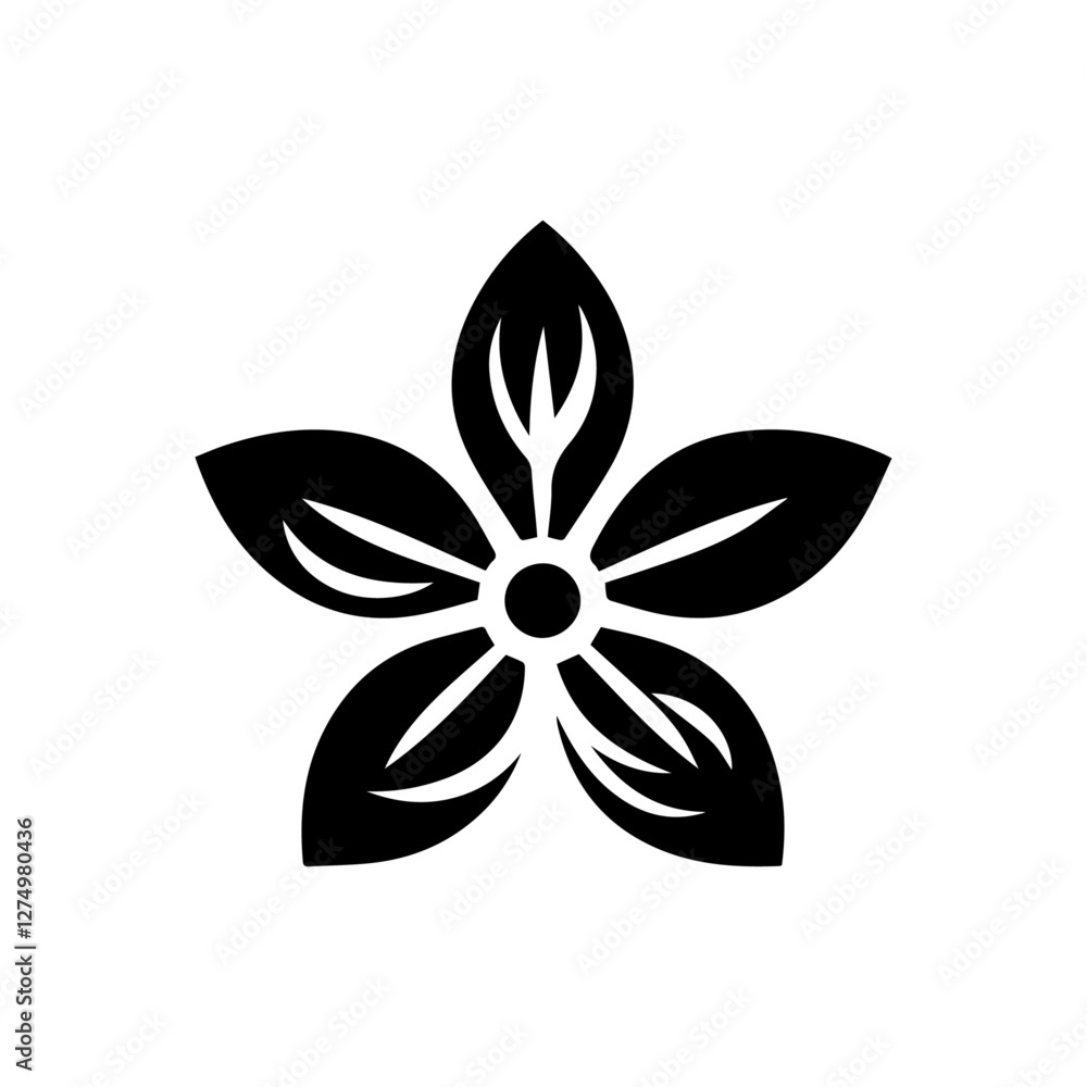 black and white flower vector illustration black and white flower vector illustration