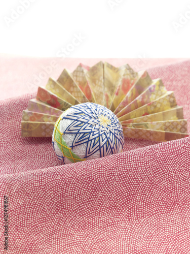Tableau sur toile temari and origami