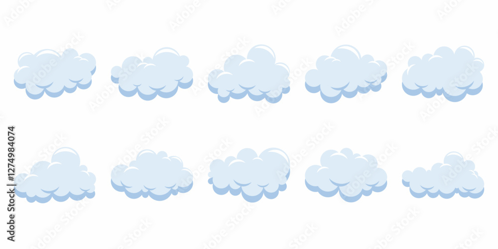 Cartoon Cloud Illustration Cartoon Cloud Illustration