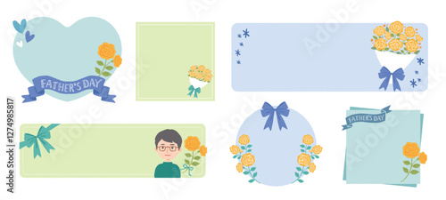 かわいい父の日のフレームセット