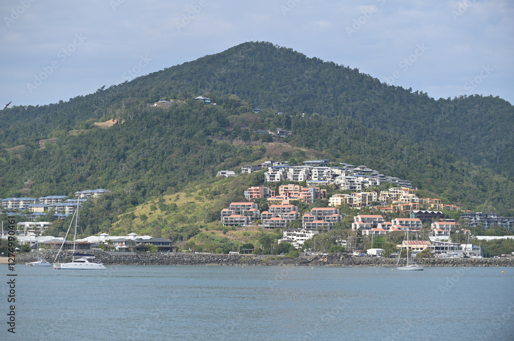 Airlie Beach town in the tropical north Queensland Australia