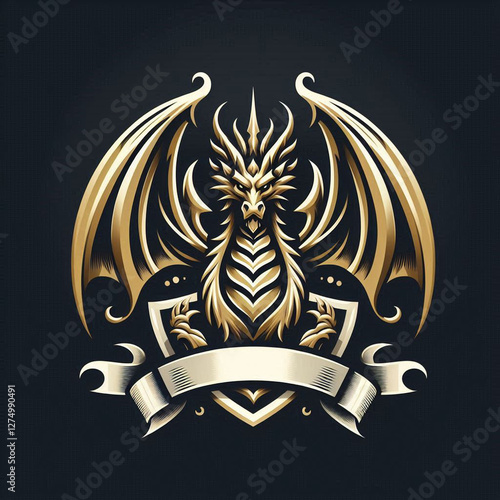 cool minimalist animal and shield logo