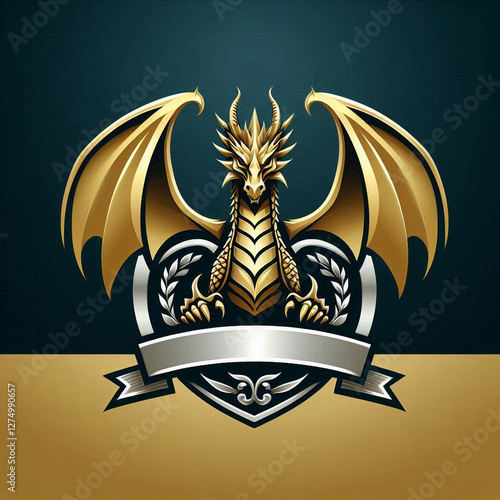 cool minimalist animal and shield logo