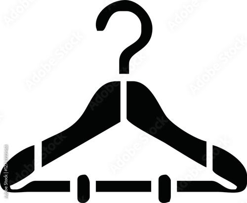 Hanger icon. Monochrome simple Hanger icon for templates, web design and infographics