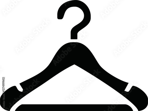 Hanger icon. Monochrome simple Hanger icon for templates, web design and infographics