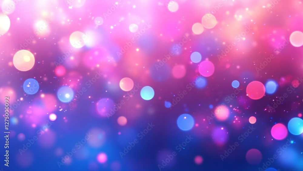 Pink blue bokeh lights sparkle, festive backdrop Pink blue bokeh lights sparkle, festive backdrop