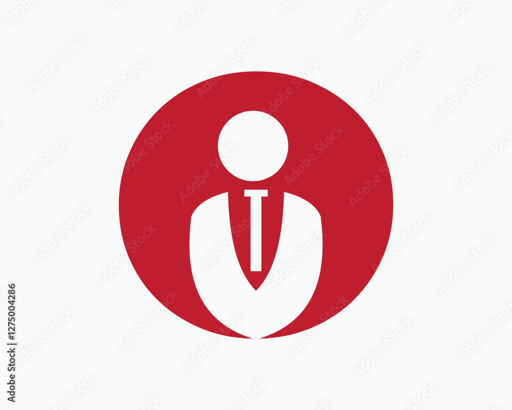 Initial Letter O Business Man Logo Concept With Man Symbol Vector Template Initial Letter O Business Man Logo Concept With Man Symbol Vector Template