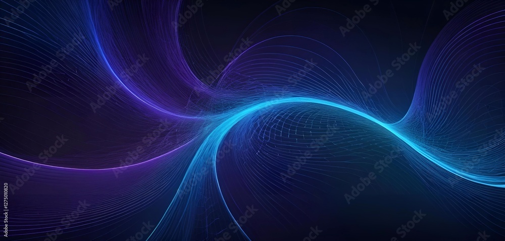 Unique blue background image, light, line, texture banner Unique blue background image, light, line, texture banner