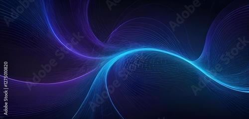 Unique blue background image, light, line, texture banner