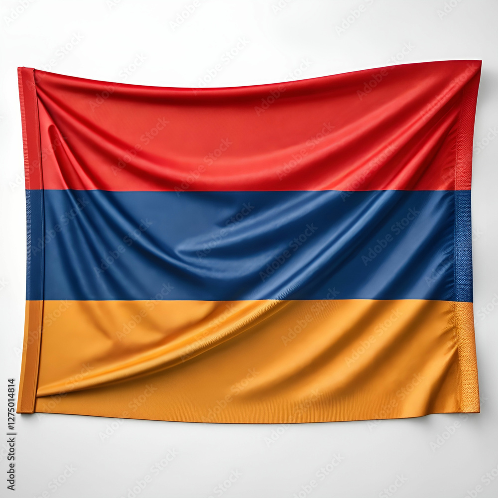 Fototapeta premium National flag of Armenia in high quality.