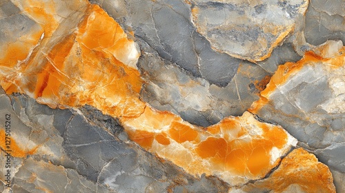 Abstract grey and orange stone texture background