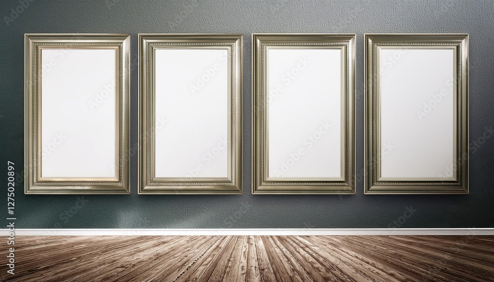 Vertical Gallery Wall Mockup Empty Canvas for Artwork Presentation on Contemporary Minimalist Backdrop, Ideal for Digital Art, Home Decor, or Design Inspiration Vertical Gallery Wall Mockup Empty Canvas for Artwork Presentation on Contemporary Minimalist Backdrop, Ideal for Digital Art, Home Decor, or Design Inspiration