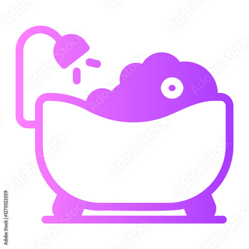 Bath gradient icon