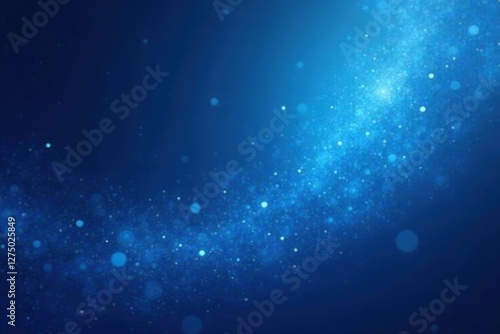 Abstract Blue Particle Swirl Background, Ideal for Digital Design Projects and Presentations