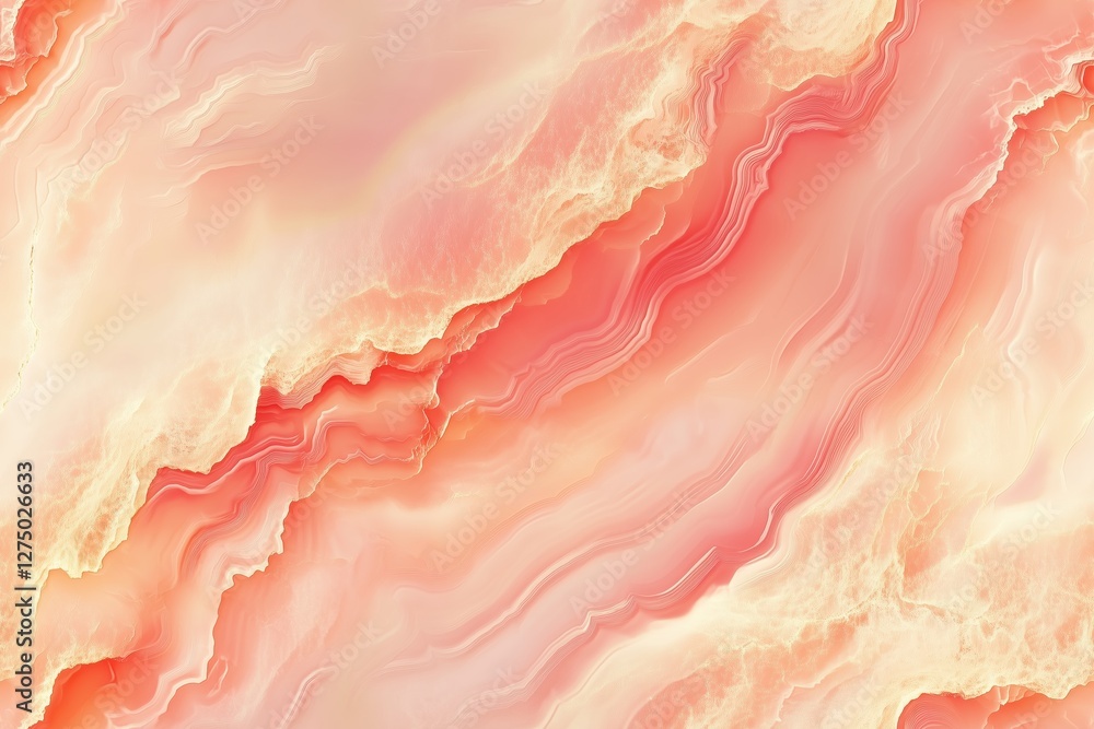 Seamless Persian Agate beautiful abstract background featuring soft, flowing waves of pink and cream colors, creating a serene and elegant atmosphere. Seamless Persian Agate beautiful abstract background featuring soft, flowing waves of pink and cream colors, creating a serene and elegant atmosphere.