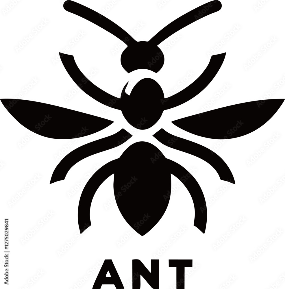 Ant Logo – Modern and Minimalist Insect Design Ant Logo – Modern and Minimalist Insect Design
