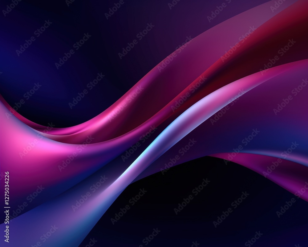 Abstract wave of silk flowing, with a smooth gradient, for website banners, background Abstract wave of silk flowing, with a smooth gradient, for website banners, background