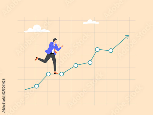 Economic trend of continued growth or increased investment