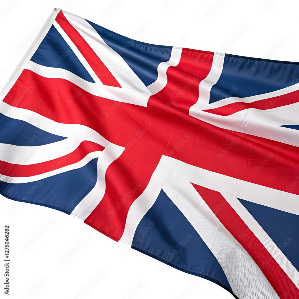 Fototapeta premium National flag of UK in high quality.