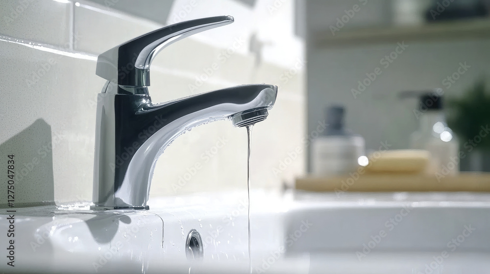 Close-up of a leaking faucet dripping water onto a white porcelain sink, highlighting the urgency of fixing a product issue. Close-up of a leaking faucet dripping water onto a white porcelain sink, highlighting the urgency of fixing a product issue.