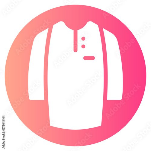 clothes gradient icon