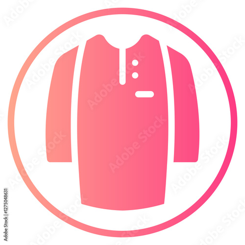 clothes gradient icon