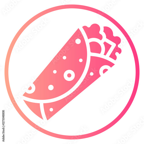 shawarma gradient icon