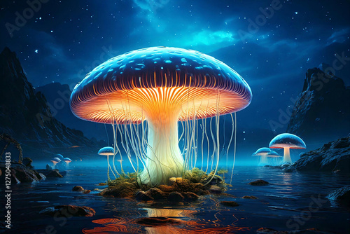 Magic giant mushrooms