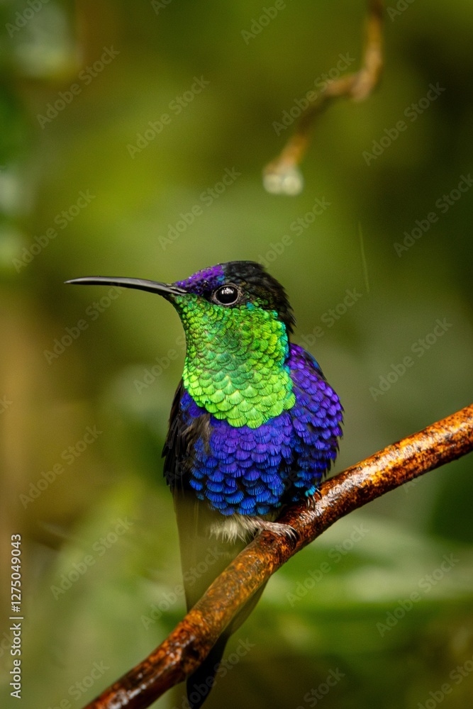 Fototapeta premium Hummingbird on a tree