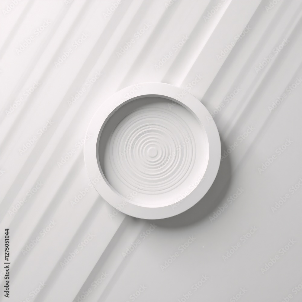 Fototapeta premium Modern White Gray Abstract Design Elegant Shiny Lines Minimal Stripes Simple Texture Graphic Elements